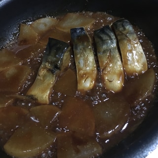 鯖と大根の味噌煮
